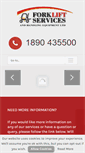 Mobile Screenshot of forkliftservices.ie